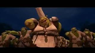 Shrek Forever After Ogres Dancing Scene But With Rubber Band Playing [upl. by Nov]