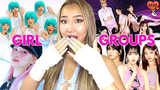 KpopKatchUp 💗GIRL GROUPS  GIDLE LE SSERAFIM IVE ITZY  REACTIONREVIEW [upl. by Lesko398]