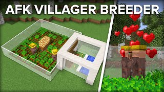 Minecraft AFK Villager Breeder  The Most Reliable Design [upl. by Pryor]