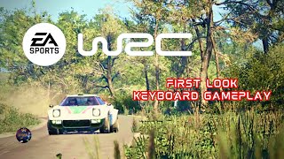 EA WRC FIRST LOOK REGULARITY RALLY PC KEYBOARD GAMEPLAY [upl. by Sineray]