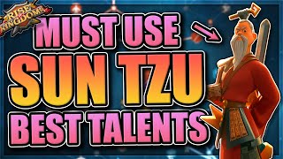 Best Sun Tzu Talents  Guide in Rise of Kingdoms [upl. by Ettezus]