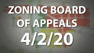 Zoning Board of Appeals 4220 [upl. by Silirama]