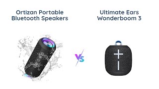 🔊 Ortizan vs UE WONDERBOOM 3 Best Portable Bluetooth Speaker [upl. by Lebanna]