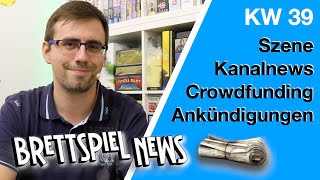 BrettspielNews KW39 2020  Gewinnspiel News SPIELdigital Crowdfunding [upl. by Scrogan]