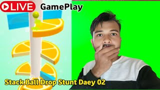 🔴LIVE Stack Ball Drop Stunt 📱 Mobile Game 🎮 Play Daey 02 [upl. by Edlyn]