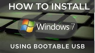 How to install window 7 step by step [upl. by Refinne]