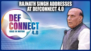 Live RM Rajnath Singh addresses ‘DefConnect 40’ at Manekshaw Centre in Delhi [upl. by Adnek700]