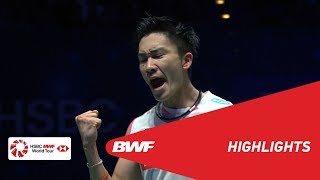 YONEX All England Open  MS Finals Highlights  BWF 2019 [upl. by Iatnahs]