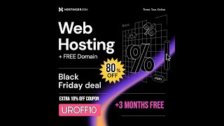 Hostinger Black Friday Sale 2024  BIGGEST Deals Of The Year with 80 OFF [upl. by Nisen]