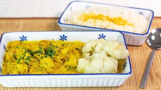 Indisches HÄHNCHENCURRY mit Kokosmilch [upl. by Nahsyar]