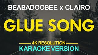 GLUE SONG  Beabadoobee ft Clairo KARAOKE Version [upl. by Asilam]