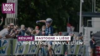 Liège Bastogne Liège Femmes 2022  Résumé de la course [upl. by Lathan]