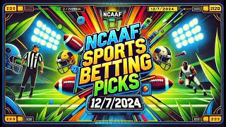 NCAAF Betting Picks for 1272024  My 8 Best College Football Betting Picks and Predictions Today [upl. by Leirraj]