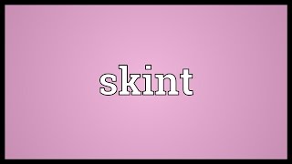 Skint Meaning [upl. by Aneerhs]