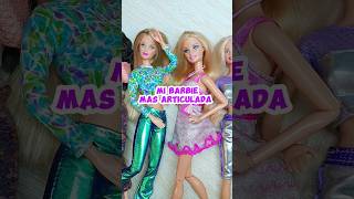 Mi Barbie más ARTICULADA 😱🦾 wow viral shorts genial video barbie doll omg wtf diy [upl. by Yellehs739]