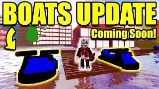 Jailbreak BOATS UPDATE LEAKED Badcc Video  Roblox Jailbreak New Update [upl. by Xuerd543]