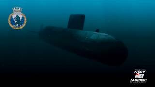 HMCS Chicoutimi  Victoria Class Submarine [upl. by Bloxberg498]