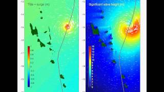 Cyclone Pam over Vanuatu [upl. by Farrison484]