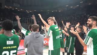 Panathinaikos BC AKTOR  Crvena Zvezda  Behind the scenes  Euroleague  Round 17 [upl. by Amalee825]