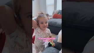 Toddler Wants To Meet Her Brother For Her Birthday [upl. by Ainollopa768]