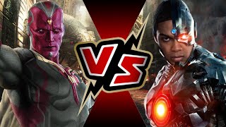 Vision VS Cyborg  BATTLE ARENA [upl. by Antipus]