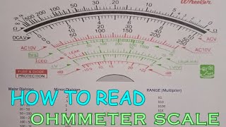 Ohmmeter Scale Reading [upl. by Eerhs7]