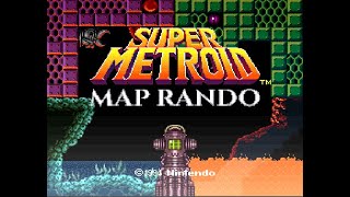 Super Metroid VERY HARD Rando CupHead  Collectible Wall Jump Tricky Item Progression [upl. by Labana489]