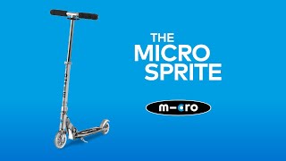 Micro Sprite Scooter for 512 year olds  Micro Scooters [upl. by Surazal141]