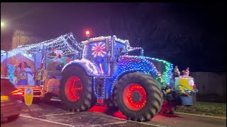 Coventry Nuneaton Christmas tractor run parade 09102023 Santa tractor new latest [upl. by Yadroc]