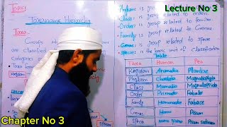 Taxonomy Hirerachy Class 9 Biology in Urdu  Classification of human And pea plant Lec 3 Chap 3 [upl. by Darcee]