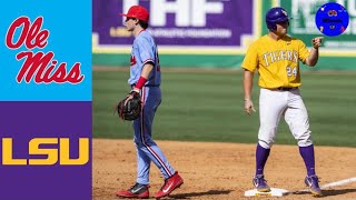 15 Ole Miss vs 14 LSU Highlights INSANE GAME  2019 College Baseball Highlights [upl. by Amir97]