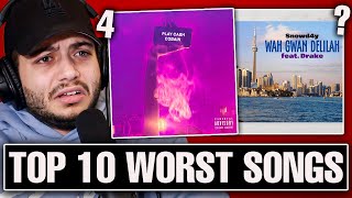 Top 10 Worst Rap Songs of 2024 [upl. by Lilia815]