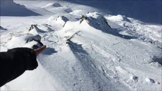 Lawinensprengung Täli Montafon Gargellen März 2017 [upl. by Cawley]