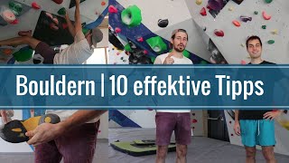 Bouldern  10 Technik Tipps amp Tricks für Anfänger [upl. by Anigriv232]