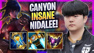 CANYON IS INSANE WITH NIDALEE  GEN Canyon Plays Nidalee JUNGLE vs Kayn  Season 2024 [upl. by Smitty]