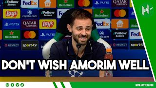 I DONT WISH AMORIM WELL  Silvas CHEEKY dig at incoming Man United boss [upl. by Llerrej174]