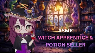 ASMR Roleplay Witch Apprentice amp Potion Seller Bottle Sounds Humming Whispering and More [upl. by Otxilac]