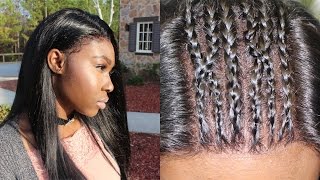 HOW TO TINT AND SEW ON A LACE FRONTAL  UPDATED TECHNIQUE [upl. by Lerual]