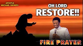 OH LORD RESTORE PRAYER FIRE WITH APOSTLE MICHEAL OROKPO  Redemption Mandate Tv Live Stream [upl. by Aidyn]