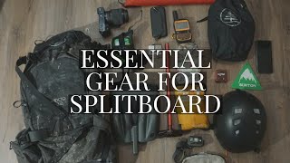 THE ESSENTIAL BACKCOUNTRY GEARS  Splitboard [upl. by Refinneg]