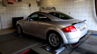 Audi TT 18T 225HP Quattro  DYNO  Hamownia [upl. by Hutchins499]