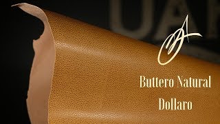 Conceria Walpier  Buttero Natural Dollaro 34oz [upl. by Inan214]