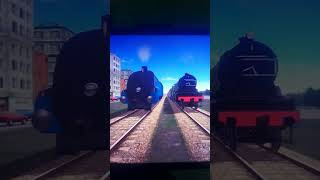 Flying Scotsman and LNER A4 Mallard with Passenger Train [upl. by Eellek]