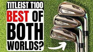 TITLEIST T100 IRONS  A FORGIVING PLAYERS IRON [upl. by Owens]