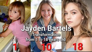 Jayden Bartels Transformation From 1 to 18 Years Old [upl. by Airemaj]