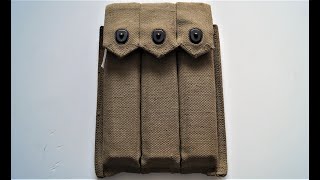 World War Two USMC 30 Round Thompson SMG Pouch [upl. by Abroms]