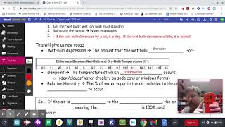 How a psychrometer works Pt II [upl. by Thesda]