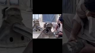 How Repaired Broken Heavy Trunnion Shaft with Using Limited Tools Like a Small Lathe machine [upl. by Nahtan404]