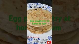 Egg paratha recipe 🤤Anda parathaegg dip Parathagood loversfood ytyoutube ytshorts ytviral [upl. by Sug]