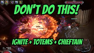 Dont make this mistake Ignite Flamewood is terrible  Path of Exile 324 Necropolis [upl. by Gwendolyn]